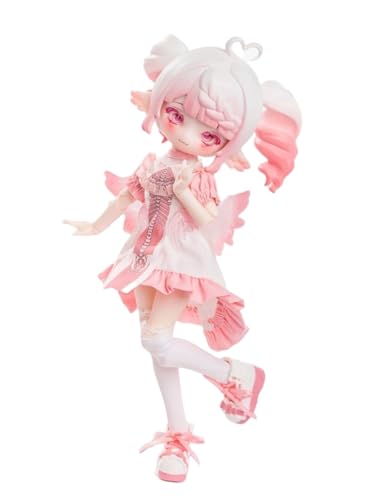 Serie Symphonic Poem Blind Box, 1/8 BJD Doll OB11 Größe Action Figures, Mobile Puppen mit Kleidung für Puppen Überraschung Geschenk Spielzeug (Pink) von Generic