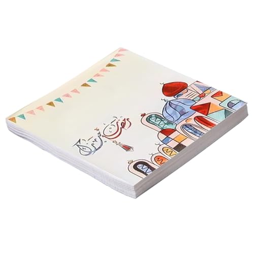 Serviette für Gäste, quadratisch, abwischbar, Urlaubsservietten, 20 Stück, saugfähige Papierhandtücher, Servilletas, Partyzubehör, Dekorationen, Familien-Tischdekoration Serviette für Gäste, quadratisch, abwischbar, Urlaubsservietten, 20 Stück, saugfähige Papierhandtücher, Servilletas, Partyzubehör, Dekorationen, Familien-Tischdekoration von Generic