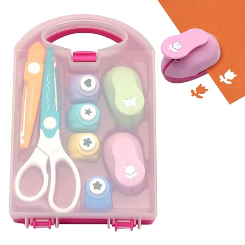 Set für Kinderstanzer Set | R ?Plätzchen Papier Locher Set | Scrapbooking Enthusiast Papierlocher mit Blumenherzen Set für Kinderstanzer Set | R ?Plätzchen Papier Locher Set | Scrapbooking Enthusiast Papierlocher mit Blumenherzen von Generic