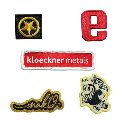 Set mit 5 gemischten Logo-Stickerei-Aufnähern, einzigartige Designs für Jacken, Hüte, Rucksäcke und Uniformen, strapazierfähige Aufnäher zum Aufbügeln und Aufnähen Set mit 5 gemischten Logo-Stickerei-Aufnähern, einzigartige Designs für Jacken, Hüte, Rucksäcke und Uniformen, strapazierfähige Aufnäher zum Aufbügeln und Aufnähen von Generic