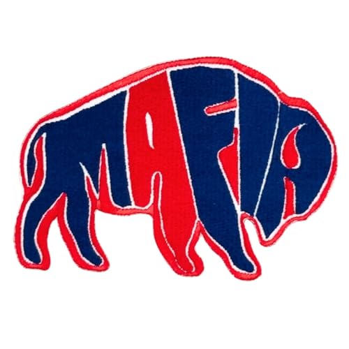 Siam Accs Rugby-Fans Bills Mafia Football Maskottchen Patch Stickerei American Football Fan Lieblingsteam zum Aufbügeln oder Aufnähen für Kleidung, Rucksäcke, Jeans, Motorrad, zum Aufnähen auf Siam Accs Rugby-Fans Bills Mafia Football Maskottchen Patch Stickerei American Football Fan Lieblingsteam zum Aufbügeln oder Aufnähen für Kleidung, Rucksäcke, Jeans, Motorrad, zum Aufnähen auf von Generic