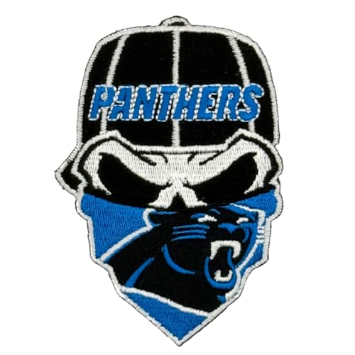 Siam Accs Rugby-Fans Carolina Gangster Patch Stickerei American Football Fan Favorite Team zum Aufbügeln oder Aufnähen für Kleidung, Rucksäcke, Jeans, Motorrad, zum Aufnähen auf individuelle Jacken von Generic