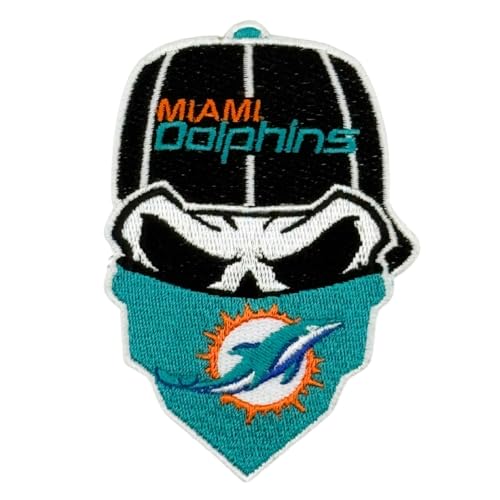 Siam Accs Rugby-Fans Miami Gangster Patch Stickerei American Football Fan Favorite Team zum Aufbügeln oder Aufnähen für Kleidung, Rucksäcke, Jeans, Motorrad, zum Aufnähen auf individuelle Jacken, Hüte Siam Accs Rugby-Fans Miami Gangster Patch Stickerei American Football Fan Favorite Team zum Aufbügeln oder Aufnähen für Kleidung, Rucksäcke, Jeans, Motorrad, zum Aufnähen auf individuelle Jacken, Hüte von Generic