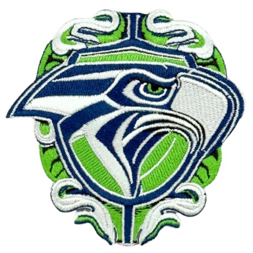 Siam Accs Rugby-Fans, Seattle-Logo, Stickerei, American Football-Fan, Lieblings-Team, zum Aufbügeln oder Aufnähen, bestickter Aufnäher für Kleidung, Rucksäcke, Jeans, Motorrad, zum Aufnähen auf Siam Accs Rugby-Fans, Seattle-Logo, Stickerei, American Football-Fan, Lieblings-Team, zum Aufbügeln oder Aufnähen, bestickter Aufnäher für Kleidung, Rucksäcke, Jeans, Motorrad, zum Aufnähen auf von Generic