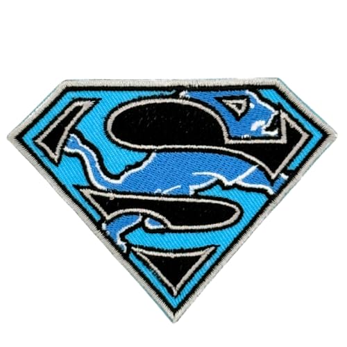 Siam Accs Rugby-Fans Super Detroit Logo Patch Stickerei American Football zum Aufbügeln oder Aufnähen, bestickter Aufnäher für Kleidung, Rucksäcke, Jeans, Motorrad, zum Aufnähen auf Jacken, Hüte Siam Accs Rugby-Fans Super Detroit Logo Patch Stickerei American Football zum Aufbügeln oder Aufnähen, bestickter Aufnäher für Kleidung, Rucksäcke, Jeans, Motorrad, zum Aufnähen auf Jacken, Hüte von Generic