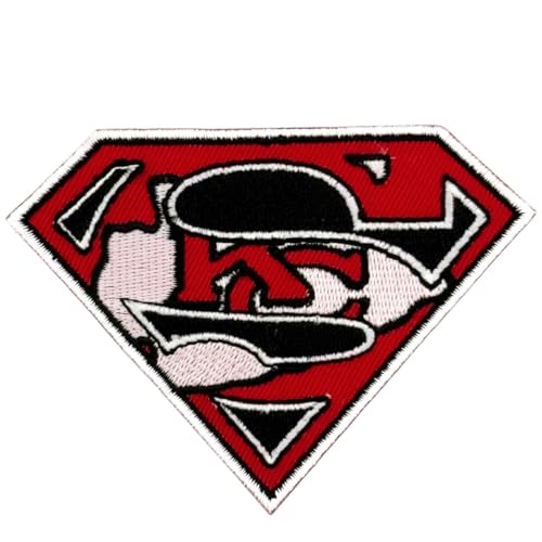 Siam Accs Rugby-Fans Super Kansas City Logo Patch Stickerei American Football Iron On Sew On Embroidered Patch for Clothing Backpacks Jeans Motorcycle Sew On Custom Jackets Hats Tactical Bags von Generic