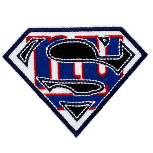 Siam Accs Rugby-Fans Super New York Logo Giants Patch Stickerei American Football Iron On Sew On Embroidered Patch for Clothing Backpacks Jeans Motorcycle Sew On Custom Jackets Hats Tactical Bags Siam Accs Rugby-Fans Super New York Logo Giants Patch Stickerei American Football Iron On Sew On Embroidered Patch for Clothing Backpacks Jeans Motorcycle Sew On Custom Jackets Hats Tactical Bags von Generic