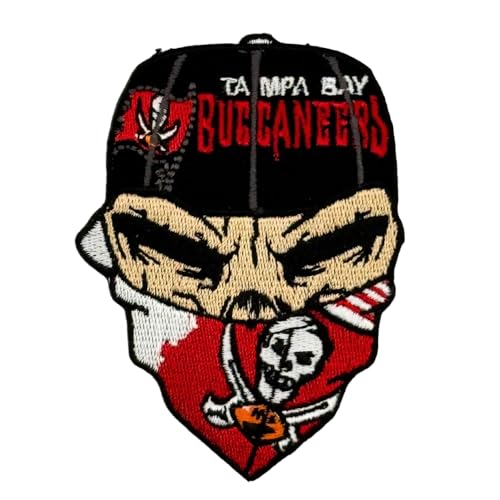 Siam Accs Rugby-Fans Tampa Bay Gangster Patch Stickerei American Football Fan Favorite Team zum Aufbügeln oder Aufnähen für Kleidung, Rucksäcke, Jeans, Motorrad, zum Aufnähen auf individuelle Jacken von Generic