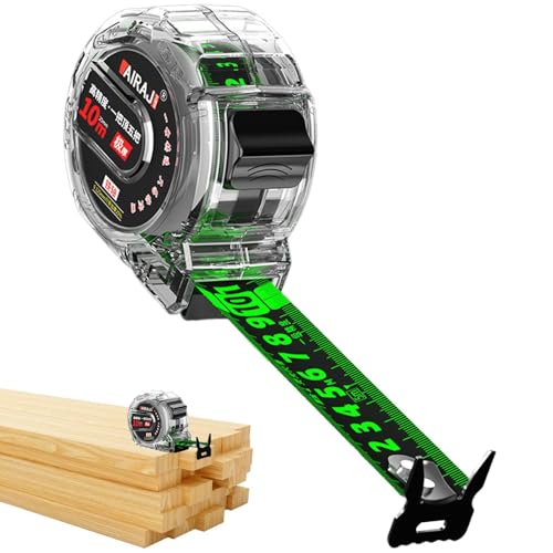 -Side-Messband-transparentes Hochvidenz-Maßband Mit Anti-Drop-Fall | 16ft/5m Hochnütziger Bauherrscher Für Holzbearbeitung, Bauunternehmer, Handwerk Und Professionelle Gebäudekonsum von Generic