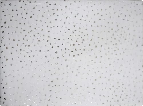 Silberfolien-Glitzer-Konfetti auf weißem Seidenpapier, 50,8 x 76,2 cm, 20 Blatt von Generic