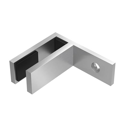 Silberne GeläNder-Glas-Glas-Klemme, Doppelseitiger Clip Aus Edelstahl 304 FüR Zaun, Balkondeck, Innen- Und AußEnbereich,1 pcs,F clamp Silberne GeläNder-Glas-Glas-Klemme, Doppelseitiger Clip Aus Edelstahl 304 FüR Zaun, Balkondeck, Innen- Und AußEnbereich,1 pcs,F clamp von Generic