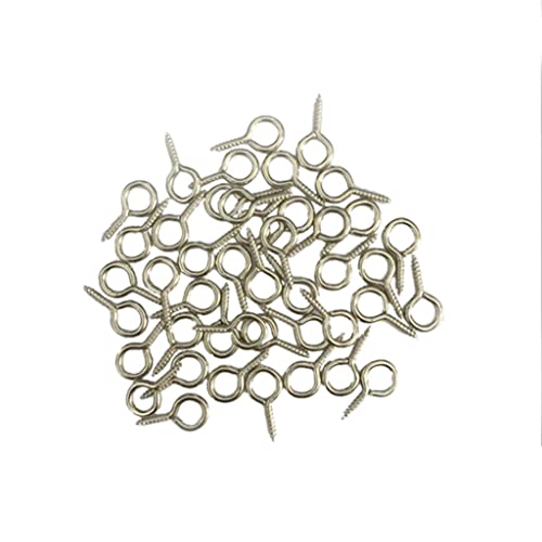 Silberne Punk-Nieten, Metallnieten, Spikes, Ringschraube, DIY, Handwerk, Dekoration, 100 Stück Silberne Punk-Nieten, Metallnieten, Spikes, Ringschraube, DIY, Handwerk, Dekoration, 100 Stück von Generic