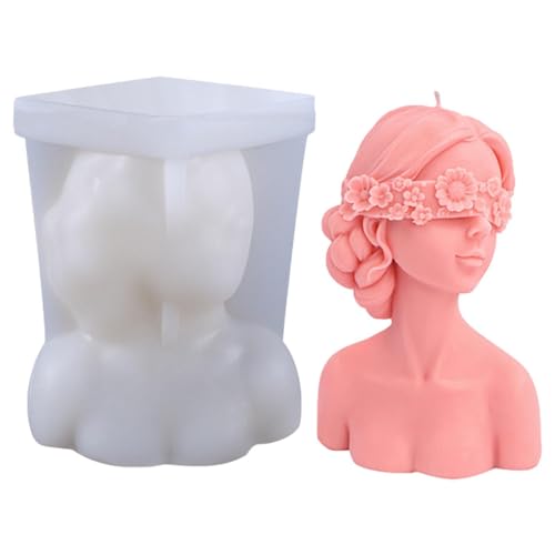 Silikon-Brustformen für Mädchen, zur Herstellung von Seifen für Damen, handgemachte , mit Augen für Schokolade, Pudding, , Muffin-Tassen, Kerzenform von Generic