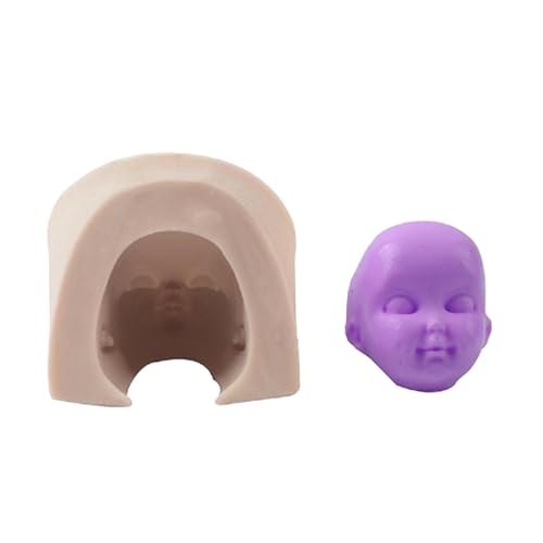 Silikon-Fondantformen mit Puppenkopf und menschlichem Kopf, Kuchendekorationswerkzeug, Backzubehör, handgefertigte Tonform, Backform für Schokolade, Pudding, Dessert Silikon-Fondantformen mit Puppenkopf und menschlichem Kopf, Kuchendekorationswerkzeug, Backzubehör, handgefertigte Tonform, Backform für Schokolade, Pudding, Dessert von Generic