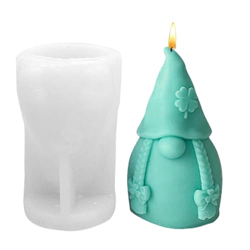 Silikon Gnom Formen, Gnom Resin Mold | Gießen Gießform für Kerzen Weihnachtsdekoration | Flexible Form für Heimdekorationen, g Skulptur Gussform Silikon Gnom Formen, Gnom Resin Mold | Gießen Gießform für Kerzen Weihnachtsdekoration | Flexible Form für Heimdekorationen, g Skulptur Gussform von Generic