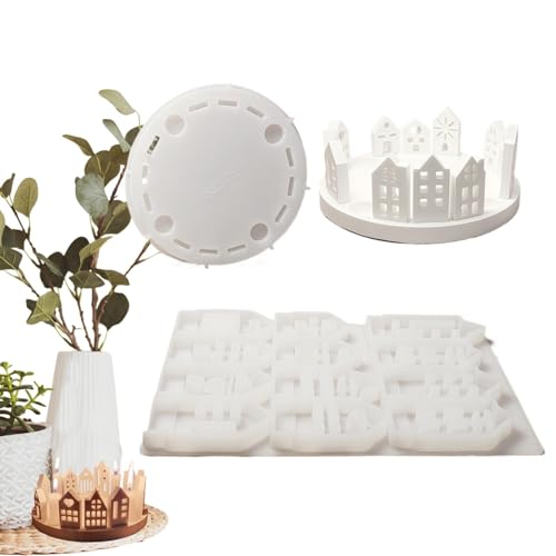 Silikon Gussform | Kleine Haus Kerzenleuchter Gießform Silikonform Weiches Textur Handwerk Herstellung Werkzeug für Hochzeiten, Weihnachten, Geburtstage, Verlobungen, Tha Silikon Gussform | Kleine Haus Kerzenleuchter Gießform Silikonform Weiches Textur Handwerk Herstellung Werkzeug für Hochzeiten, Weihnachten, Geburtstage, Verlobungen, Tha von Generic