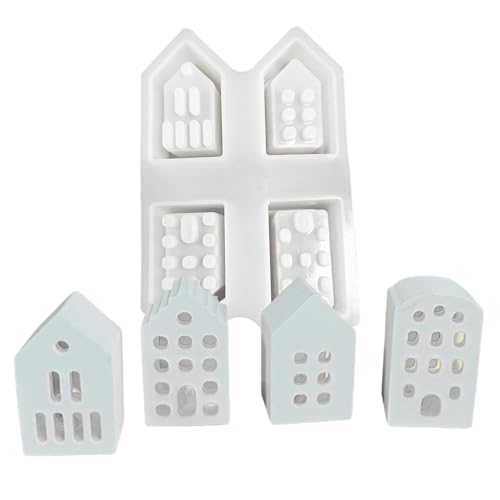 Silikon-Hausform – Silikonformen, Kerzenhalter, Harzformen, Bastelbedarf, flexible Hauskerzenform für Ostern, Erntedankfest, Kindertag, Hausform, Silikonformen – Silikon Silikon-Hausform – Silikonformen, Kerzenhalter, Harzformen, Bastelbedarf, flexible Hauskerzenform für Ostern, Erntedankfest, Kindertag, Hausform, Silikonformen – Silikon von Generic