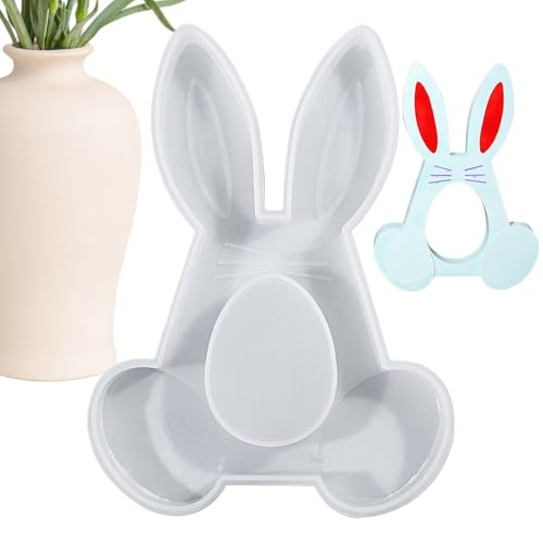 Silikon Kaninchen Gießform, Kaninchen Harz Form - Handgemachte Osterhase Kerzenform | Multifunktionale Handwerk Dekoration für Schokolade, Gips, -Ornamente, Seife, Kerze Silikon Kaninchen Gießform, Kaninchen Harz Form - Handgemachte Osterhase Kerzenform | Multifunktionale Handwerk Dekoration für Schokolade, Gips, -Ornamente, Seife, Kerze von Generic
