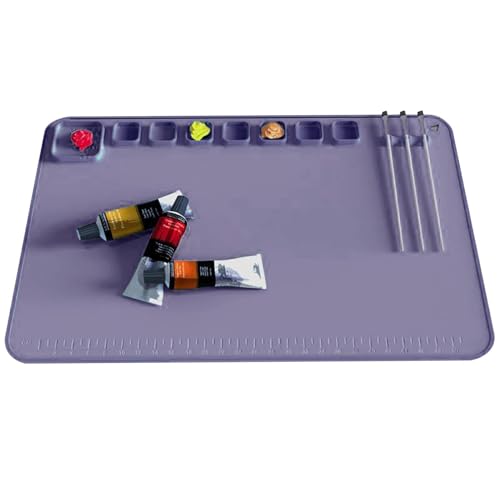Silikon-Lackmatte - 23inchx16inch Hitzebeständige Silikon Crafting Mat Antihaft-Antihaft-| Langlebige Lackiergeräte ohne Bleichen zum Malen, Aquarell, Gouache, Do-yourself Silikon-Lackmatte - 23inchx16inch Hitzebeständige Silikon Crafting Mat Antihaft-Antihaft-| Langlebige Lackiergeräte ohne Bleichen zum Malen, Aquarell, Gouache, Do-yourself von Generic