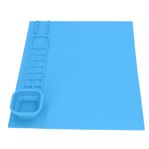 Silikonfarbe, Farbmatten Wachsen Künstlerisches Talent Leicht zu Reinigen für Säuglingsgarten (BLUE) von Generic