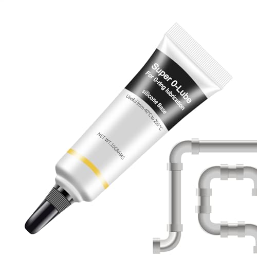 Silikonfett für Ringe oder Ringfett – Schmiermittel aus Silikon, tragbar, wasserdicht, Schmiermittel in Lebensmittelqualität, Sanitärzubehör für Ventile, Wasserfilter Silikonfett für Ringe oder Ringfett – Schmiermittel aus Silikon, tragbar, wasserdicht, Schmiermittel in Lebensmittelqualität, Sanitärzubehör für Ventile, Wasserfilter von Generic