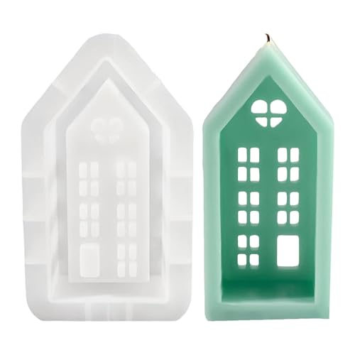 Silikonform, Hausseifenform - Antihaft-Silikonform,Silikonharzform Gießformen aus Epoxidharz, Silikonharzformen, Kerzenformen für Zuhause aus Silikon Silikonform, Hausseifenform - Antihaft-Silikonform,Silikonharzform Gießformen aus Epoxidharz, Silikonharzformen, Kerzenformen für Zuhause aus Silikon von Generic