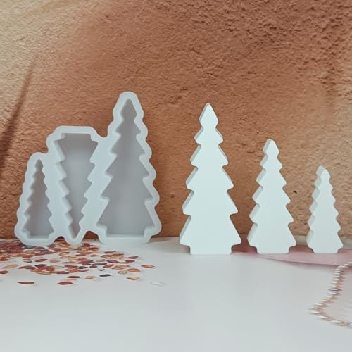 Silikonform Weihnachten Weihnachtsbaum, 3 Stück Silikonformen Gießformen Weihnachten Gipsformen Zum Gießen Gießformen Silikon Weihnachten Silikonform Tannenbaum Gips zum Gießen für Weihnachtsdeko (A) Silikonform Weihnachten Weihnachtsbaum, 3 Stück Silikonformen Gießformen Weihnachten Gipsformen Zum Gießen Gießformen Silikon Weihnachten Silikonform Tannenbaum Gips zum Gießen für Weihnachtsdeko (A) von Generic