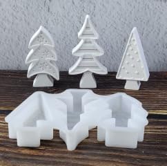 Silikonform Weihnachtsbaum, 3 Stück Silikonformen Gießformen Weihnachten Gießformen Silikon Weihnachten Gips zum Gießen Silikonform Weihnachten Baum Gießform Weihnachten für Weihnachtsbaum Deko (A) Silikonform Weihnachtsbaum, 3 Stück Silikonformen Gießformen Weihnachten Gießformen Silikon Weihnachten Gips zum Gießen Silikonform Weihnachten Baum Gießform Weihnachten für Weihnachtsbaum Deko (A) von Generic