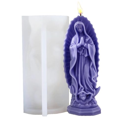 Silikonform der Jungfrau Maria Vergenna - Religiöse Kammer, flexible Seifenharzform | Katholische Statuen, Gipshandwerk, Skulptur der Jungfrau Maria, Silikonform der Jungfrau Maria Vergenna - Religiöse Kammer, flexible Seifenharzform | Katholische Statuen, Gipshandwerk, Skulptur der Jungfrau Maria, von Generic