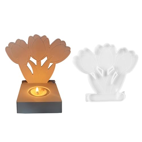 Silikonform für Blumenkerzen, Kerzenhalter für Blumen, romantische Silikonform in Blumenform, Gießform aus Epoxidharz, Handwerk, für Zentrum Silikonform für Blumenkerzen, Kerzenhalter für Blumen, romantische Silikonform in Blumenform, Gießform aus Epoxidharz, Handwerk, für Zentrum von Generic