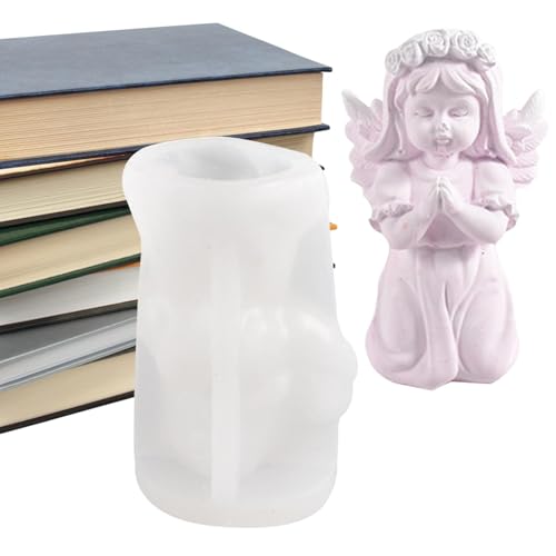 Silikonform für Gebetsengel, Gipsrahmen, Schablone für Fondant, Figuren, Kerzendekoration für Harzprojekte, dekoratives Modell für Seife, Blattdesign zum Schnitzen Silikonform für Gebetsengel, Gipsrahmen, Schablone für Fondant, Figuren, Kerzendekoration für Harzprojekte, dekoratives Modell für Seife, Blattdesign zum Schnitzen von Generic