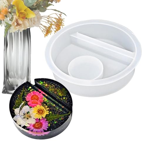 Silikonform für Kerzenständer aus Kunstharz, Weihnachtsbaumform, Teelichthalter, Silikonformen für Epoxidharz, Ton, Gips Silikonform für Kerzenständer aus Kunstharz, Weihnachtsbaumform, Teelichthalter, Silikonformen für Epoxidharz, Ton, Gips von Generic