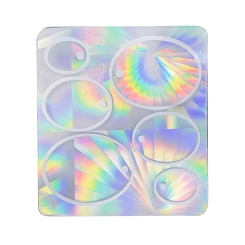 Silikonform für Ohrringe, Anhänger, holografisch, schillernd, Ohrring, Harz, oval, rechteckig, Epoxidform, Hologramme, Basteln Silikonform für Ohrringe, Anhänger, holografisch, schillernd, Ohrring, Harz, oval, rechteckig, Epoxidform, Hologramme, Basteln von Generic