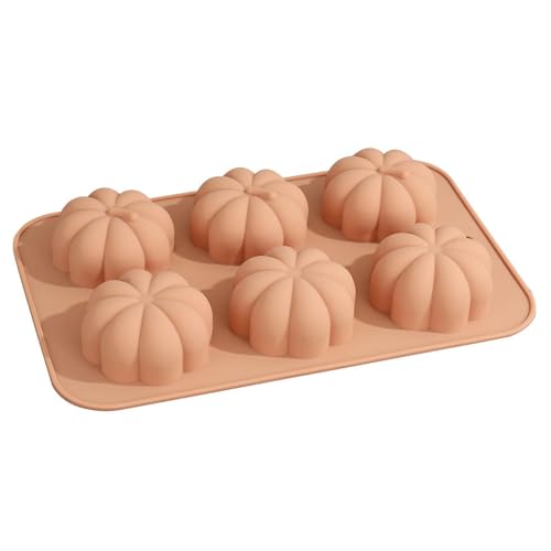 -Silikonform für Seife - 6 Hohlraumformen für Schokolade, Fondant, Süßigkeiten, Herbsternte Silikonformen für Zuckerhandwerk, Aromakerzen von Generic
