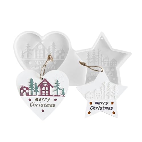 Silikonform für Weihnachten, Epoxidharz, Harzgießform mit -Muster, Bastelbedarf, Silikonharzform Frohe Weihnachten für Anhänger Silikonform für Weihnachten, Epoxidharz, Harzgießform mit -Muster, Bastelbedarf, Silikonharzform Frohe Weihnachten für Anhänger von Generic