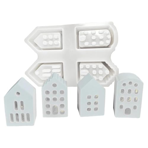 Silikonform für Zuhause, Hausform - Kerzenhalter-Gießformen Silikonformen,Bastelbedarf,Flexible Kerzenform für zu Hause für Ostern, Thanksgiving, Giorn Silikonform für Zuhause, Hausform - Kerzenhalter-Gießformen Silikonformen,Bastelbedarf,Flexible Kerzenform für zu Hause für Ostern, Thanksgiving, Giorn von Generic