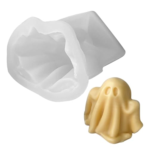 Silikonform in Form eines Geistes, Halloween-Kerzen-Gießform, handgefertigte Halloween-Kerzenform | entzückende Halloween-Formen aus Silikon für Kerzen, Fondant, Figuren Silikonform in Form eines Geistes, Halloween-Kerzen-Gießform, handgefertigte Halloween-Kerzenform | entzückende Halloween-Formen aus Silikon für Kerzen, Fondant, Figuren von Generic