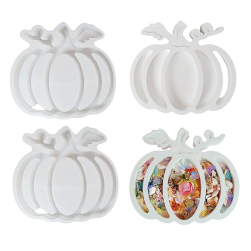 Silikonformen Gießformen Kürbis, 2pcs Kürbis Silikonform Kerzenhalter Gießformen Silikon Herbst Gips zum Gießen Kürbis Gießform Kürbis Silikonform Halloween Giessformen Silikon für DIY Herbstdeko (A) Silikonformen Gießformen Kürbis, 2pcs Kürbis Silikonform Kerzenhalter Gießformen Silikon Herbst Gips zum Gießen Kürbis Gießform Kürbis Silikonform Halloween Giessformen Silikon für DIY Herbstdeko (A) von Generic