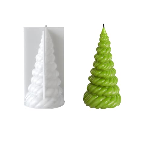 Silikonformen Gießformen Weihnachten, Silikonform Weihnachtsbaum Silikonform Weihnachten Tannenbaum Gips Zum Gießen Gießformen Silikon Weihnachten Giessformen Silikon für DIY Weihnachtsdeko (A) von Generic