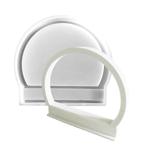 Silikonformen mit halbem Ring, Halbringgussform, halbrunde Form für Gießerei, Epoxidharz, halbrunde Form für Kerzen, Süßigkeiten, Dekorationen Silikonformen mit halbem Ring, Halbringgussform, halbrunde Form für Gießerei, Epoxidharz, halbrunde Form für Kerzen, Süßigkeiten, Dekorationen von Generic