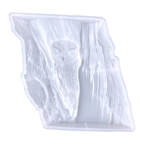 Silikonharz-Formen, 3D-Kristallbaum, Eule, Ornament, Basteln, Silikonform für Epoxidharz, DIY, Handwerk, Schmuckherstellung, Heimdekoration von Generic