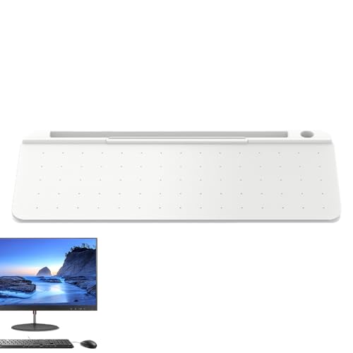 Small Glass Dry Erase Board – Schreibtischblockierung mit Marker-Halterung, wiederverwendbares Schreibpad für Büroorganisation | Tastaturständer und Verwaltungsrat für die Schule des Bure Small Glass Dry Erase Board – Schreibtischblockierung mit Marker-Halterung, wiederverwendbares Schreibpad für Büroorganisation | Tastaturständer und Verwaltungsrat für die Schule des Bure von Generic