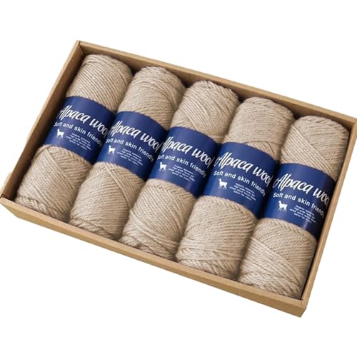 Sockengarn, Wollgarn - Häkelgarn aus -Wolle, Schal, Gewichtsgarn für Zehensocken, atmungsaktives Häkelgarn für Schals Sockengarn, Wollgarn - Häkelgarn aus -Wolle, Schal, Gewichtsgarn für Zehensocken, atmungsaktives Häkelgarn für Schals von Generic