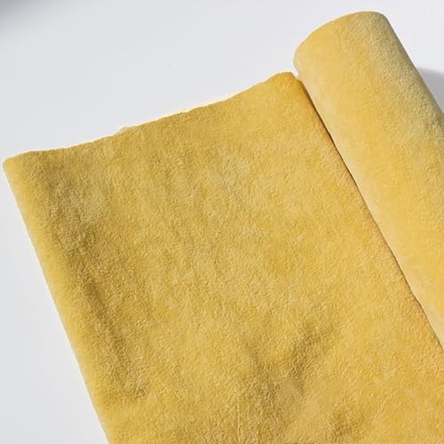 Sofa-Reparaturaufkleber, Selbstklebendes Stoffpflaster, Samtstoff, 1mm Dicke, 145cm*50cm(Yellow) von Generic