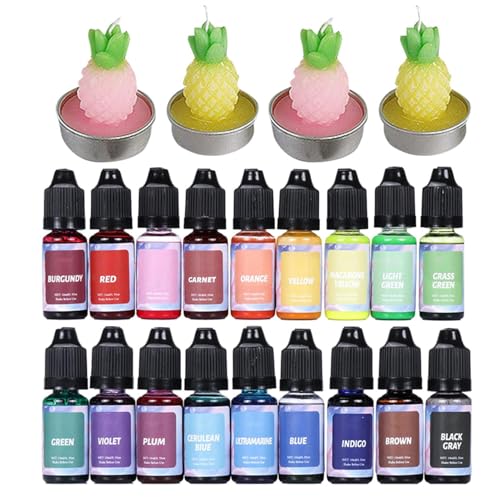 Soja-Flüssigkeit, konzentrierte Färbung, hochkonzentrierte Kerzenpigmente, langlebige Flüssigfarbe, Farben zur Herstellung von Kerzen aus Soja und anderen Wachsen Soja-Flüssigkeit, konzentrierte Färbung, hochkonzentrierte Kerzenpigmente, langlebige Flüssigfarbe, Farben zur Herstellung von Kerzen aus Soja und anderen Wachsen von Generic