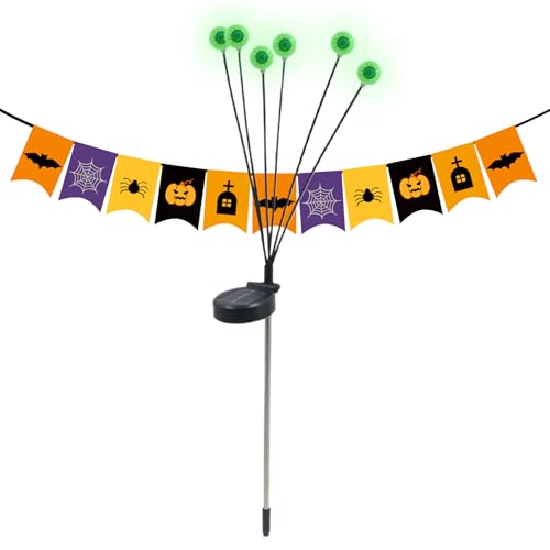 Solar-Lichterketten für Halloween, Augen, für den Außenbereich | Halloween-Dekoration, Solar-Lichter, gruseliges Auge, wasserdichte Lampen, dekorative Beleuchtung, für den Außenbereich, Garten Solar-Lichterketten für Halloween, Augen, für den Außenbereich | Halloween-Dekoration, Solar-Lichter, gruseliges Auge, wasserdichte Lampen, dekorative Beleuchtung, für den Außenbereich, Garten von Generic