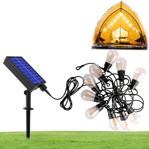 Solar-Lichterketten | wasserdichte Solar-Lichter für den Garten | Lichtstimmung, Retro-Stil, 8 Modi von Generic