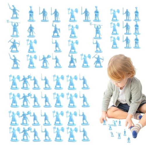 Soldaten Männer - Figuren Set | 100x Miniaturen historische Modellstatuen als Brettspiel für Mädchen und für Bildungsprojekte Rollenspiel und Kuchendekoration Soldaten Männer - Figuren Set | 100x Miniaturen historische Modellstatuen als Brettspiel für Mädchen und für Bildungsprojekte Rollenspiel und Kuchendekoration von Generic