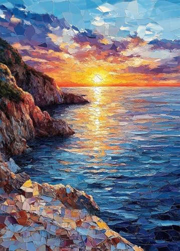 Sonnenaufgang Diamond Painting Erwachsene, Diamond Painting Landschaft Crystal Art Muster 5D DIY Quadratische Steine Vollbohrer Mosaik Bastelset Erwachsene, Deko Wohnzimmer 80 x 110 cm -bby250700 Sonnenaufgang Diamond Painting Erwachsene, Diamond Painting Landschaft Crystal Art Muster 5D DIY Quadratische Steine Vollbohrer Mosaik Bastelset Erwachsene, Deko Wohnzimmer 80 x 110 cm -bby250700 von Generic