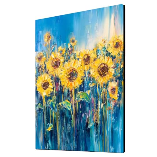 Sonnenblume Malen Nach Zahlen Erwachsene Abstrakt Malen Nach Zahlen 80x110cm DIY Basteln Erwachsene Klarheit Farbe Leinwan Bilder mit Acrylfarben Set 3 Typen Pinsel für Wanddeko Wohnzimmer 2YH-2358 Sonnenblume Malen Nach Zahlen Erwachsene Abstrakt Malen Nach Zahlen 80x110cm DIY Basteln Erwachsene Klarheit Farbe Leinwan Bilder mit Acrylfarben Set 3 Typen Pinsel für Wanddeko Wohnzimmer 2YH-2358 von Generic